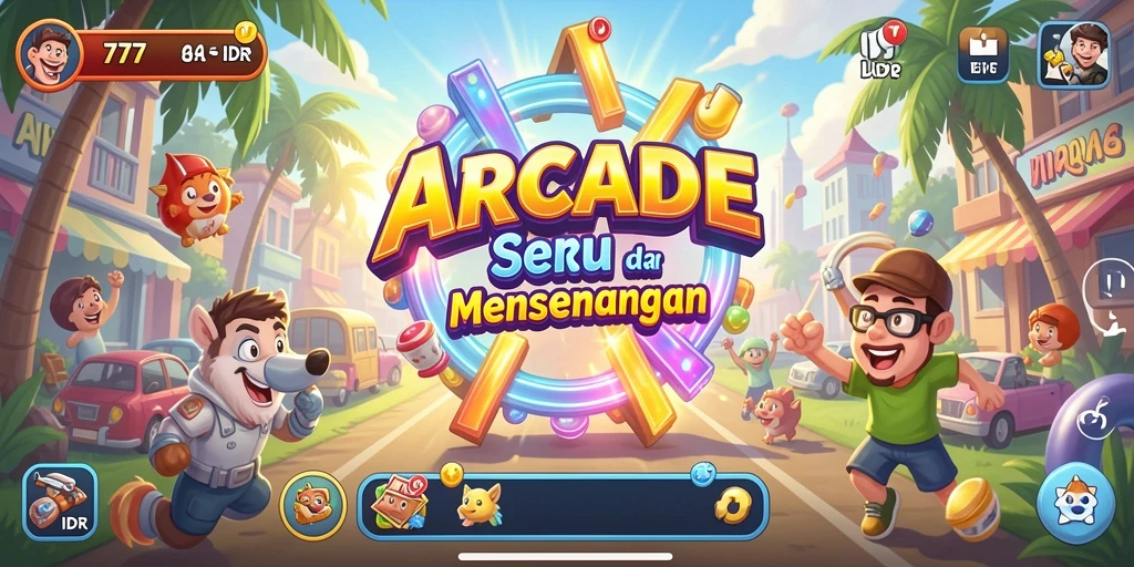Screenshot gameplay 777IDR yang menampilkan aksi seru dalam permainan Arcade.