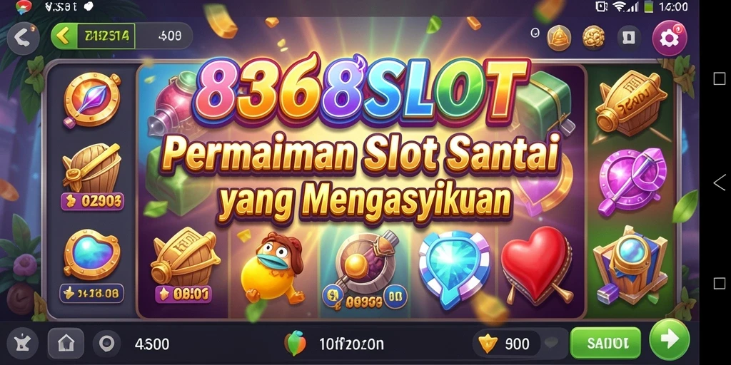 Tampilan gameplay 8368SLOT yang penuh warna dan menarik.