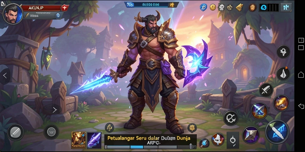Screenshot gameplay AKUNJP yang menampilkan aksi seru dan grafis menawan.