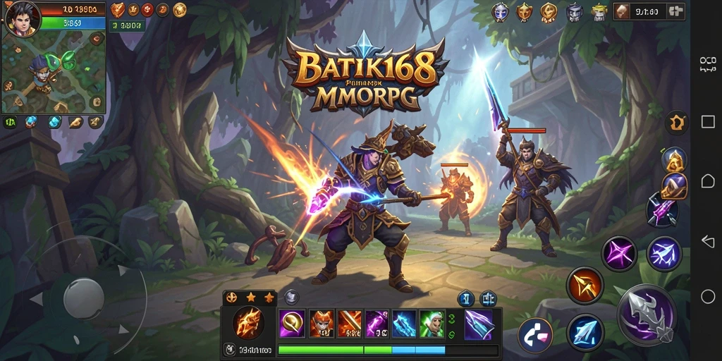 Gameplay menakjubkan di dunia MMORPG BATIK168 dengan aksi seru.