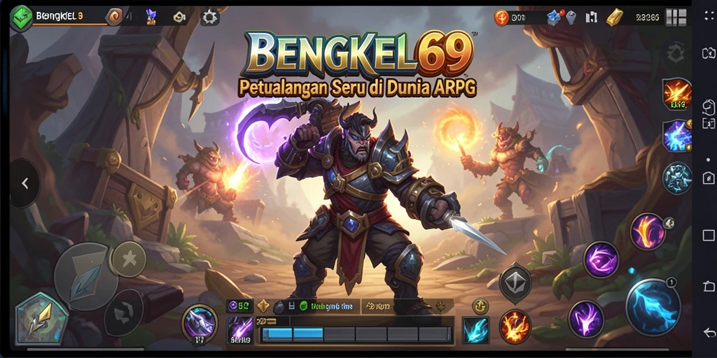 Tampilan gameplay menakjubkan di BENGKEL69, penuh aksi dan petualangan.