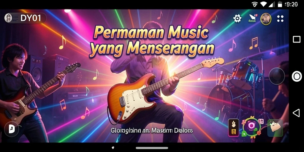 Menampilkan gameplay DY01 yang seru dan interaktif.