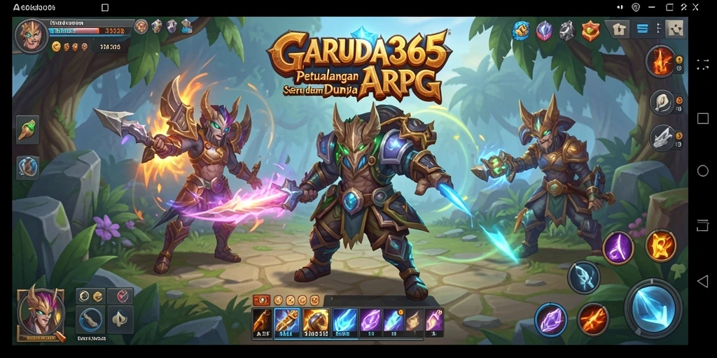 Tampilan gameplay GARUDA365 yang memukau dalam dunia ARPG.