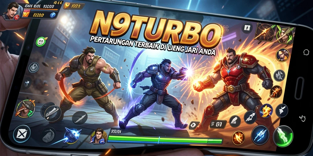 Tampilkan gameplay seru dalam N9TURBO dengan pertarungan yang intens.