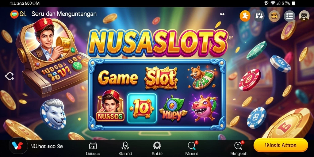 Tampilan gameplay NUSASLOTS yang memikat dan seru.