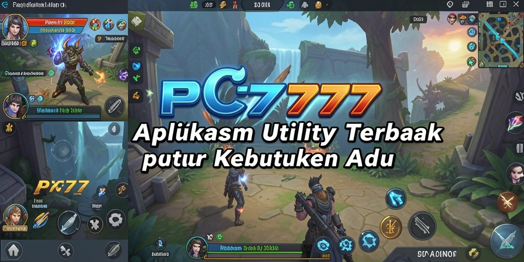Tampilan utama PC777 dengan antarmuka yang user-friendly.