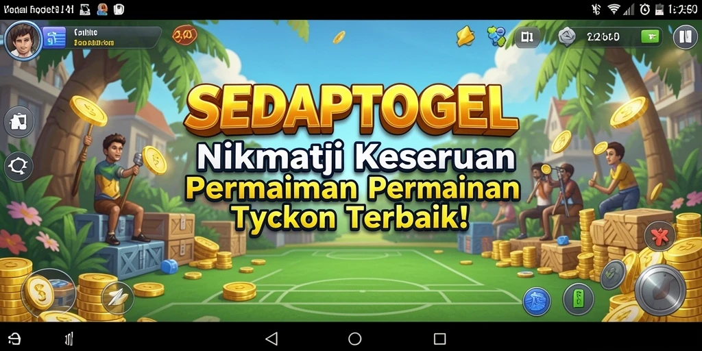 Screenshot gameplay <strong>SEDAPTOGEL</strong> menampilkan momen seru saat mengelola bisnis Tycoon.