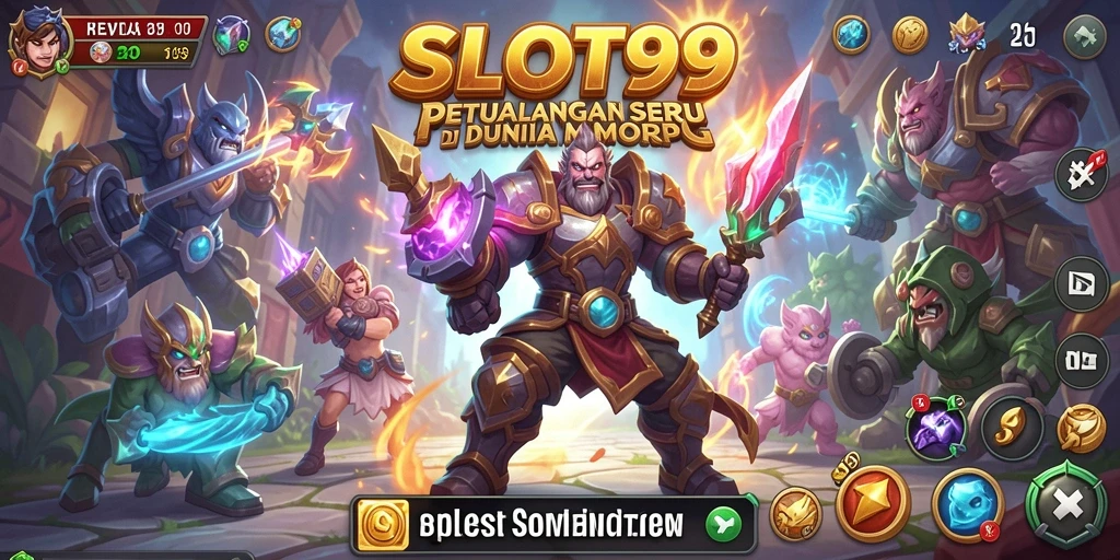 Tampilan gameplay yang menarik dan interaktif di SLOT99.