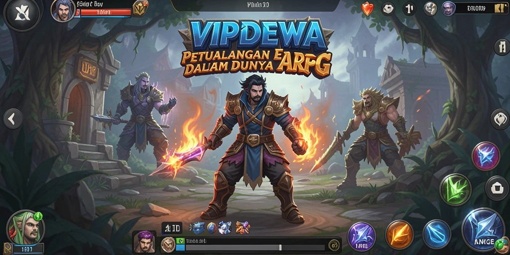 Screenshot gameplay VIPDEWA menampilkan pertarungan yang mendebarkan dan grafis yang menawan.