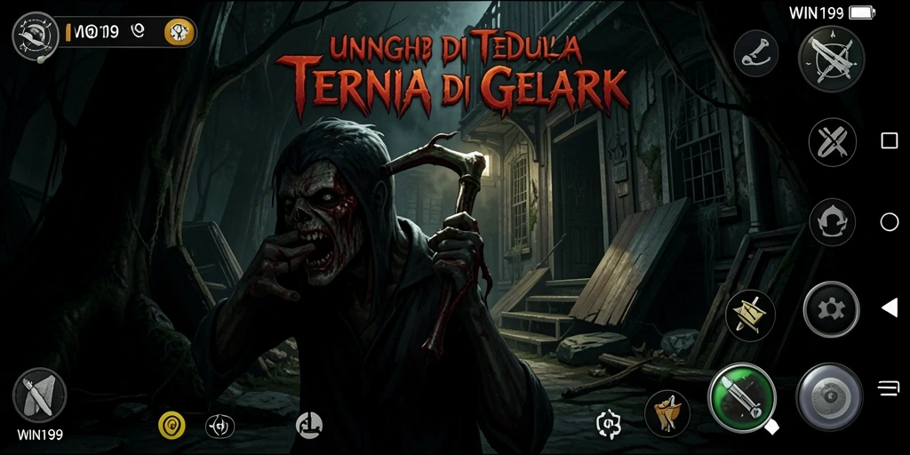 Screenshot WIN199 menampilkan suasana gameplay Horror yang menegangkan.
