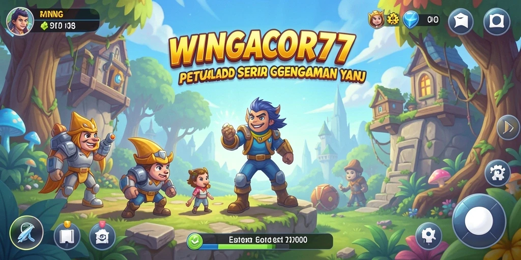 Screenshot gameplay WINGACOR77 yang menampilkan tantangan seru di level yang menarik.