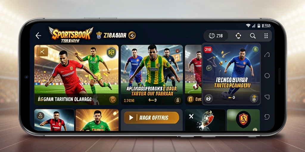 Tampilan menarik dari gameplay Sportsbook Z18 yang dinamis.
